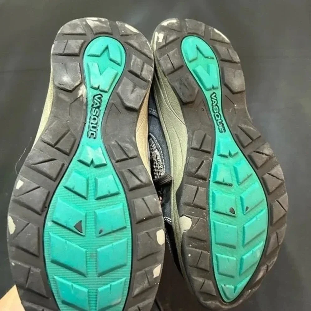 Vasque Breeze 2.0 Kids Size 4 M UltraDry Waterproof Hiking Boots Gray Teal